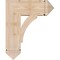 Ekena Millwork Thorton Arts & Crafts Smooth Bracket, Douglas Fir, 5 1/2"W x 18"D x 22"H BKT06X18X22THR03SDF - alternate 4
